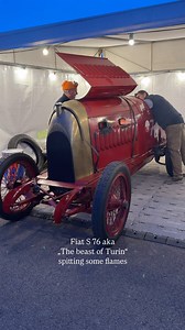 Fiat S 76 aka „The beast of Turin“ spitting some flames 🏁 #prewarcar #vintagecar #classiccar | Jonny's Garage