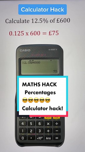 #percentages #mathshack #calculatorhack