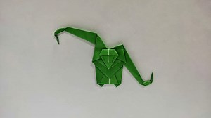 【Origami Tutorial】蜘蛛猴 折纸教程_哔哩哔哩_bilibili