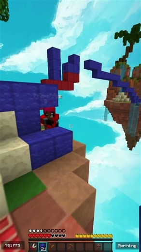 He really tried to mine THAT #minecraft #hypixel #bedfight #minemen #bedwars #pvp #minemenclub