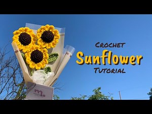 Easy Crochet Sunflower Tutorial | Step by Step Beginner Friendly Flower Pattern