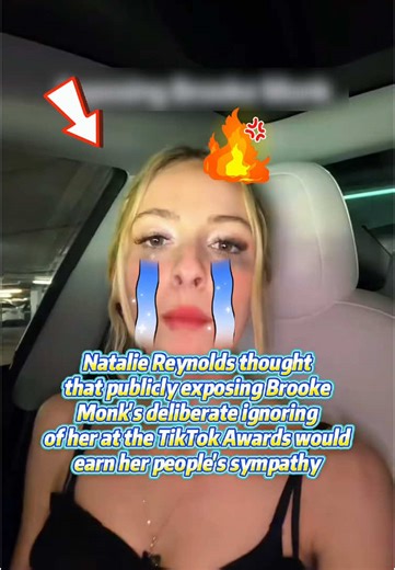 Natalie Reynolds thought that publicly exposing Brooke Monk's deliberate ignoring of her at the TikTok Awards would earn her people's sympathy, but Brooke turned her into a laughingstock again with just one move#usa🇺🇸 #celebrity #foryou #viral #news #tiktok #fyp