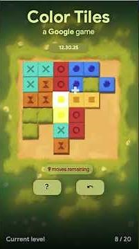 Playing google Color tiles again!