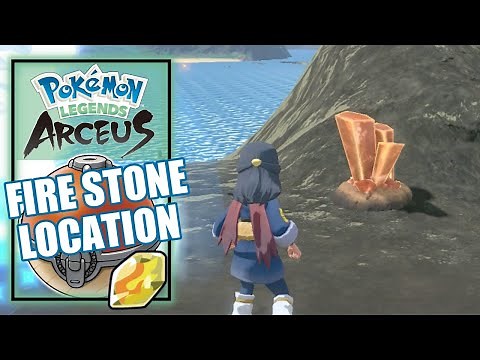 Pokemon Legends Arceus - Where to Find Fire Stone Location
