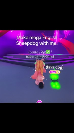 Make a Mega English Sheepdog in Adopt Me!