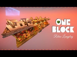 Minecraft OneBlock full game longplay 🌞 【4K】No Commentary (Relax / Sleep / ASMR)