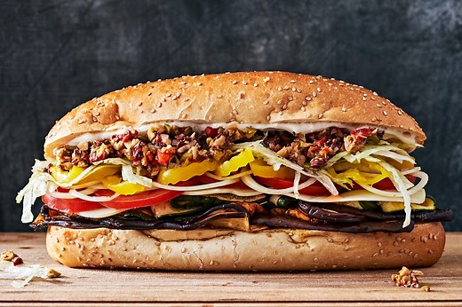 This Vegetarian Italian Sub Is The Ultimate Meat-Free Game Day Win