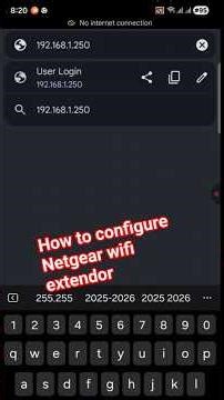 How to configure Netgear Wifi Extender #netgear_extender #shortvideo #viral