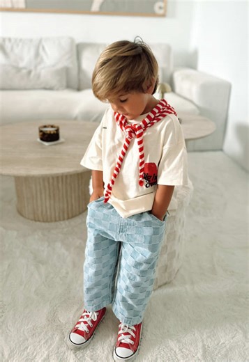 He now loves creating his own videos to show you his outfits. So here’s today’s Outfit of the Day🥹 Valentine’s Day inspired ❤️ #toddlers #toddleroftiktok #toddlerboy #cute #toddlerfits #minifashion #toddleroutfit #babyboys #outfitoftheday #zarakidsoutfit #valentinesday