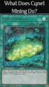 What Does Cynet Mining Do? (Yugioh Cards Explained for Easy Deck Building)