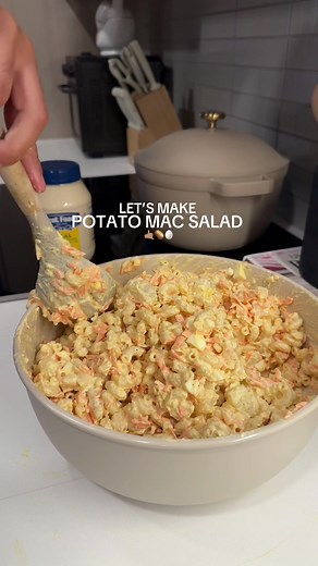 Hawaiian Style Potato Mac Salad Recipe with Tips
