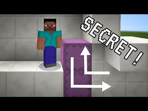 Shulker Box Secret Entrance Tutorial Minecraft (NO REDSTONE!)