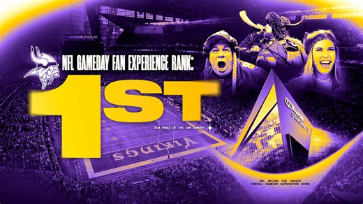 Vikings & U.S. Bank Stadium Rank No. 1 in NFL’s ‘Voice of the Fan’ Survey
