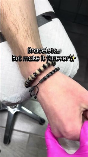 Bracelets Turned Into Tattoos ✨ Fine Line Armband Tattoo
