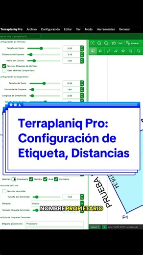 Cómo Hacer un Plano Topográfico: Etiquetado y Polígonos