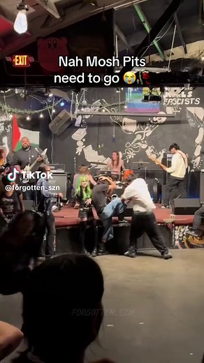 Mosh pits are wild 😭 #moshpit #rockandroll #fyp #blowthisup #metalhead