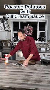 Festive Eats: Roasted Potatoes with Dill Cream Sauce