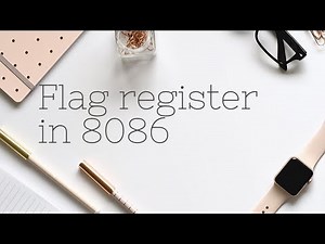 Flag register in 8086 microprocessor