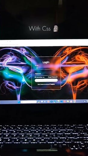 Animated Log in form Using html and Css #webdevelopment #form #loginform