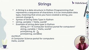 String access using loops