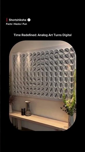 This Clock Turns Analog Into Digital 😲 | Engineering Meets Art!