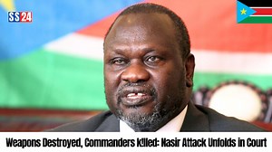 🔴 BREAKING: $58.7M Gone, 257 K!lled: Inside the Deadliest Assault on SSPDF in Nasir | South Sudan news today The Special Court in Juba has been told that the South Sudan People’s Defence Forces (SSPDF) lost 257 soldiers and military equipment worth over $58.7 million during the March 2025 attack on its garrison in Nasir County. The testimony was presented during the trial Follow SS24 for more updates! #SouthSudan #BreakingNews #SalvaKiir #RiekMachar #SPLMIO #StephenParKuol #SouthSudanPolitics #
