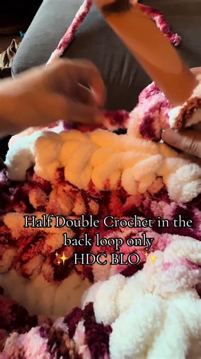 Half Double Crochet Back Loop Only Tutorial