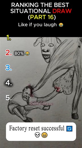 If you laugh at #1, you OWE me a sub! 📉😱 Ranking Best Situation Draw (Part 16) #shorts #aura #funny