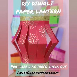 DIY Paper Lantern Craft for some festive decor. I found some really...