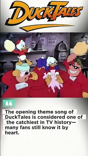 DuckTales |1987 Intro (English Version) Behind-the-Scenes Trivia | Disney Nostalgia #shorts #disney