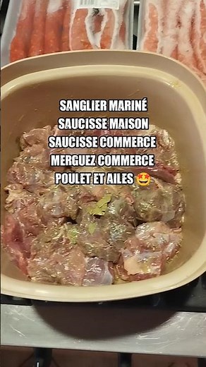 🔥 SANGLIER MARINÉ + SAUCISSES MAISON AU BARBECUE 🤤 | Le festin commence ! recette en description