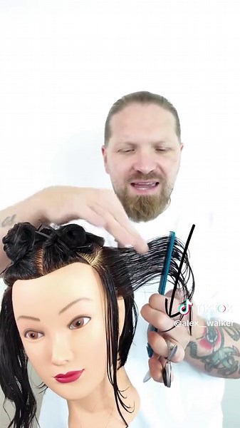 Most stylists are taught to cut short haircuts with graduation... But what if I told you layering, done right, can work much better. Here’s the key difference: Graduation builds weight - you’re stacking shorter hair underneath to support length above. Great for structure, but not always what the client needs Layering removes weight - by elevating the hair higher and cutting shorter lengths internally, you create softness, movement, and freedom in the shape. Think outside the box: Next time you’r