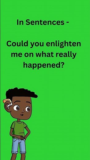 Enlighten me Meaning || #learnenglishwithnormalaadmi #normalaadmi #vocabulary