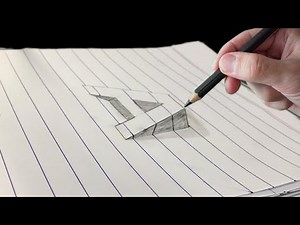 3d A drawing | Full tutorial | how to draw Letters “A”, realistic pencil drawing ideas, 3d illusion