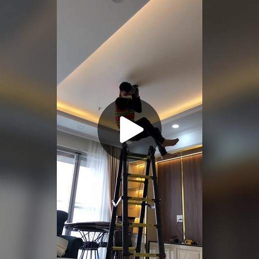 Trần thạch cao lắp quạt trần như thế nào? #lapdatquattran #quattrantrangtri