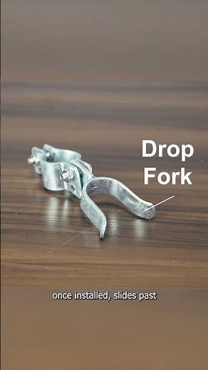 Chain Link Drop Fork Gate Latch (Quick How-It-Works) #chainlinkfence