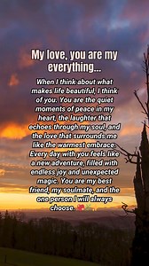 Sweet love message for boyfriend / girlfriend / husband / wife / crush. Background music generated for Messages from the heart by Suno AI. #lovemessage #iloveyou #lovequote #lovequotes #lovereels | Messages from the heart