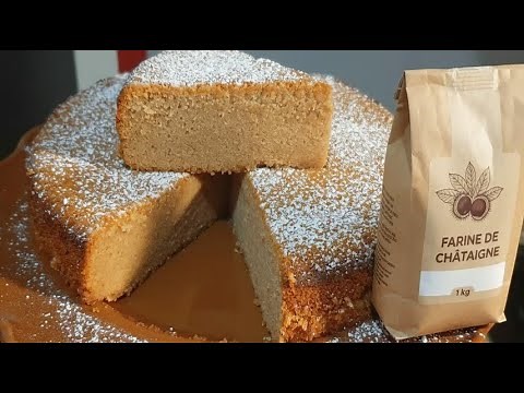 🌰Gâteau Moelleux Corse à la farine de châtaignes #sansgluten #farine sans gluten #châtaigne