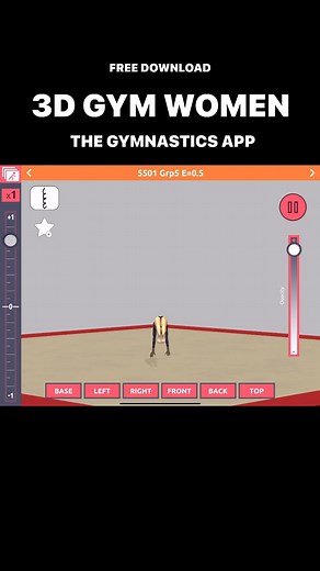 3D GYM WOMEN - the gymnastics app for your development, every skill every detail #gym #gymnast #gymnastics #skill #sportscience #sportstech #freedownload #3dgym | FB-Curves 3D Gym ltd