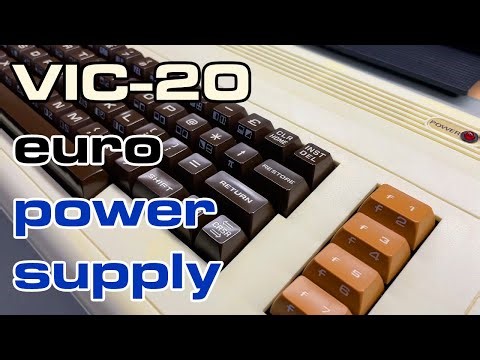 Euro Power Supply for a USA VIC-20