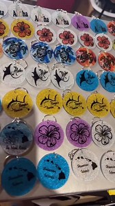 Keychains With Glitter Backs - Etsy Canada