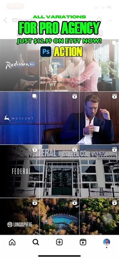 CREATE A 3-POST INSTAGRAM GRID BANNER IN 30 SECONDS (PHOTOSHOP ACTION) #instagramgrid #3POST