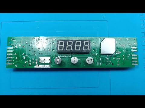 Diagnostics and repair of the control module (timer) of Haier and Candy ovens.