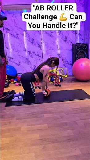 "Steel Abs Incoming🔥 Ab Roller Core Workout"#AbRoller #AbsWorkout #FlatStomach #CoreWorkout💥💪