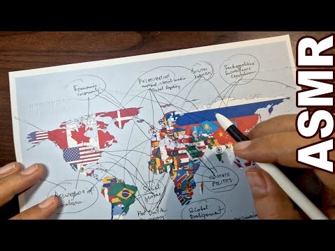 ASMR: New Socio-Political Trends that Divide & Their Global Influences | ASMR whispered map tracing
