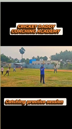 Catching practice session 💪 CRICKET DADDY COACHING ACADEMY 🔥