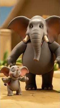 “The Sneezing Elephant & Tiny Monkey – Funniest Jungle Short 😂🌳” #cartoon #funny #drunkenmonkey