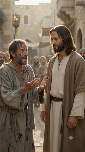 A leper being healed by Jesus ✝️ #jesuschrist #jesussavedallhumanity #jesusmiracles