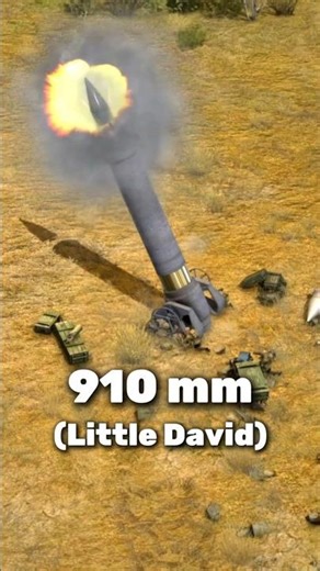 Soviet Super-Heavy Tank vs Artillery (60mm to 910mm) #tanks