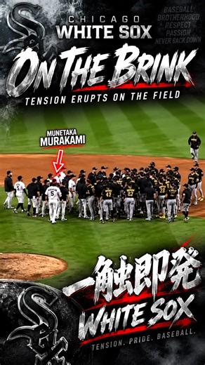 9/10🔥⚾️【ホワイトソックス一触即発！】アントナッチの激しいスライディングから両軍ベンチ＆ブルペン総出の騒ぎに😳💥試合後に本人が真相激白🔥 村上宗隆も緊張の輪へ🇯🇵